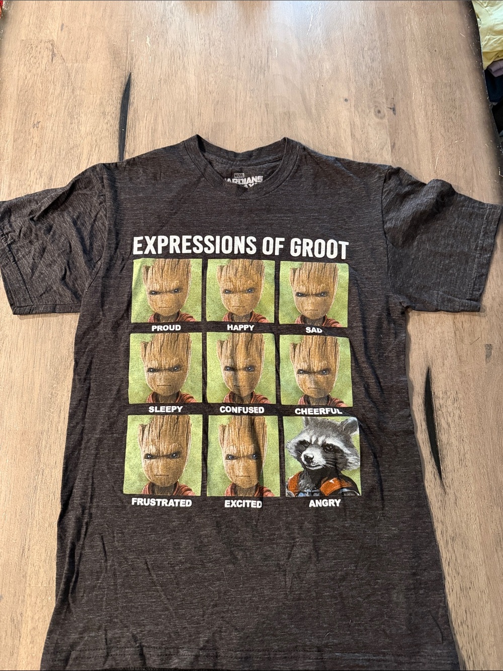 Marvel Guardians of the Galaxy Vol. 2 Expressions of Groot Graphic Tee